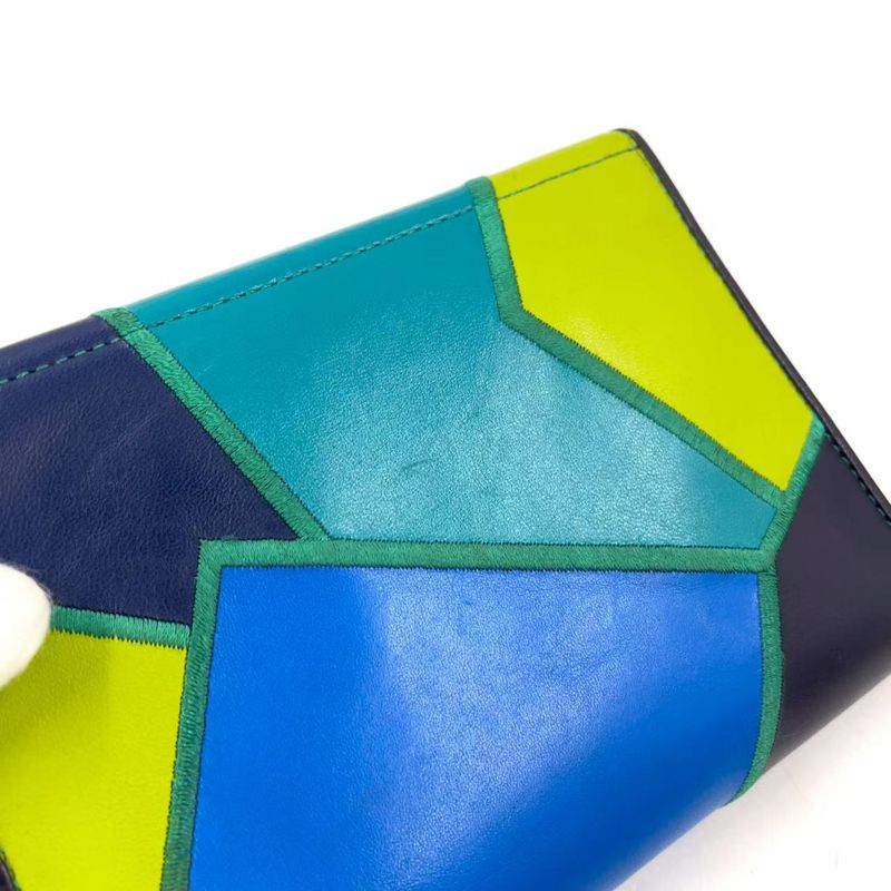 YVES Saint Laurent Bifold Leather Multicolor Wallet
