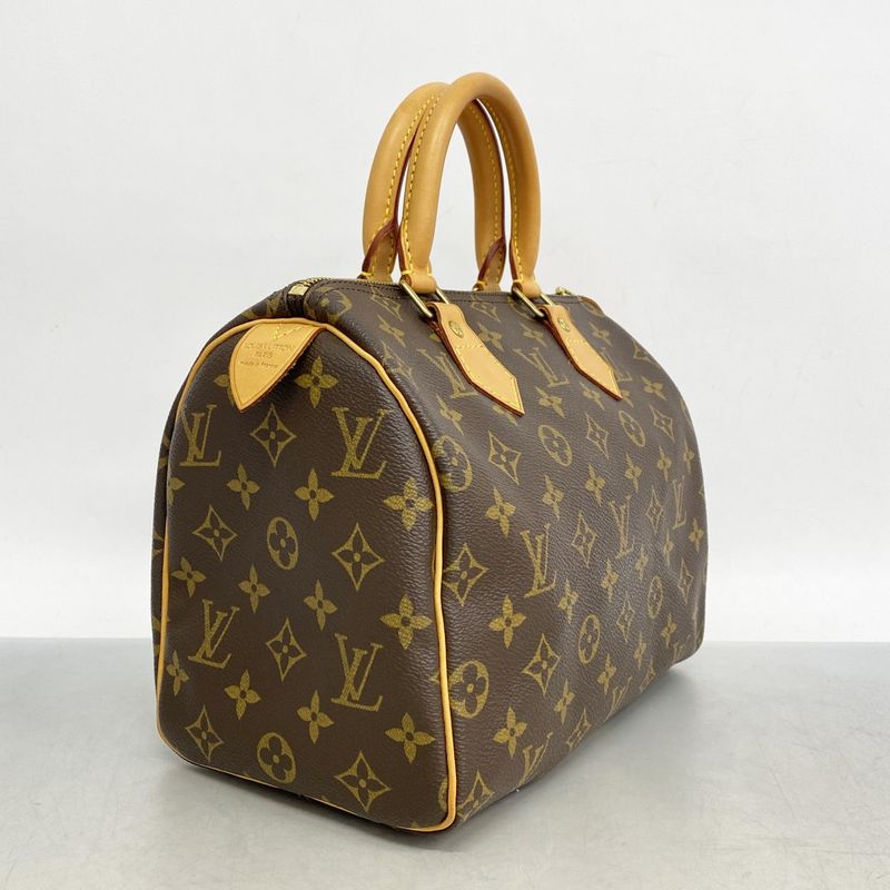 Louis Vuitton Handbag Monogram Speedy 25 M41109 Brown Ladies