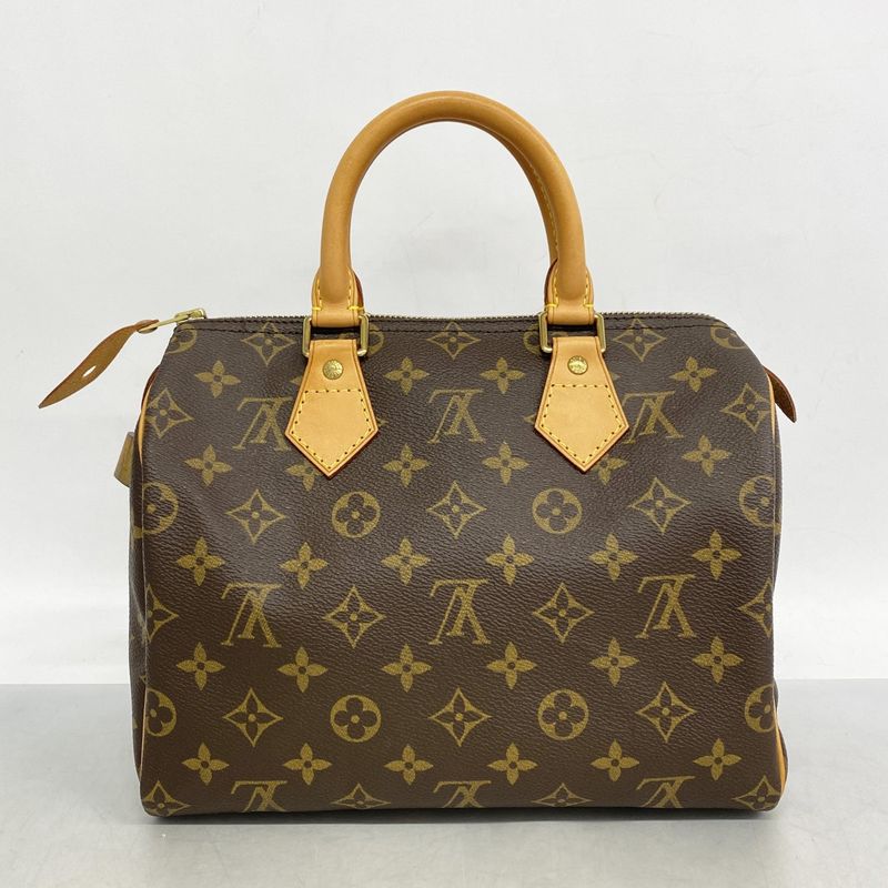 Louis Vuitton Handbag Monogram Speedy 25 M41109 Brown Ladies