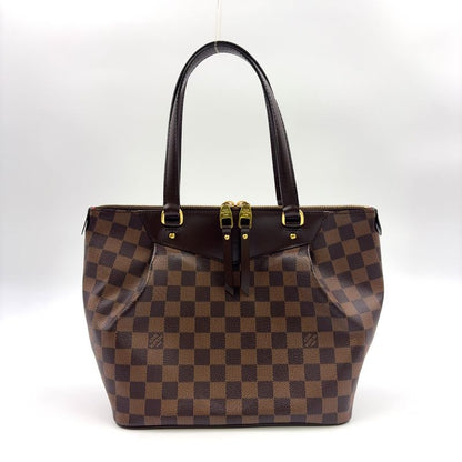 Louis Vuitton Westminster PM Damier Ebene Damier Ebene Leather × PVC Brown Tote