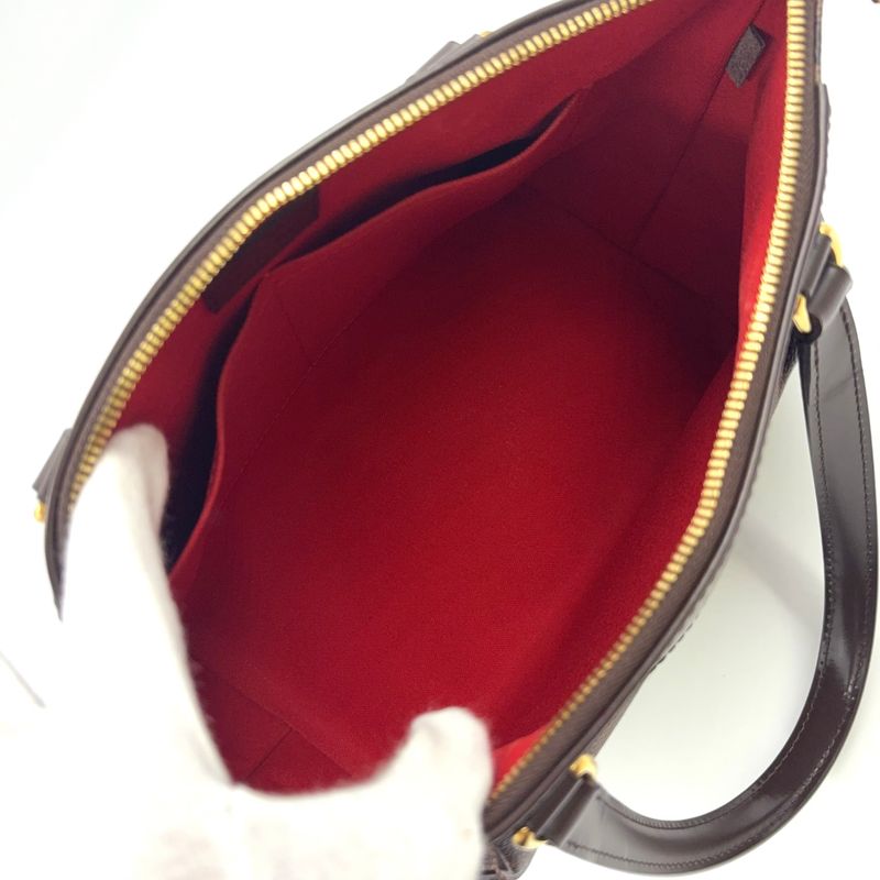 Louis Vuitton Westminster PM Damier Ebene Damier Ebene Leather × PVC Brown Tote