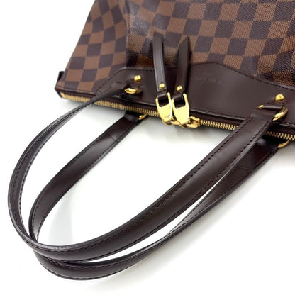 Louis Vuitton Westminster PM Damier Ebene Damier Ebene Leather × PVC Brown Tote