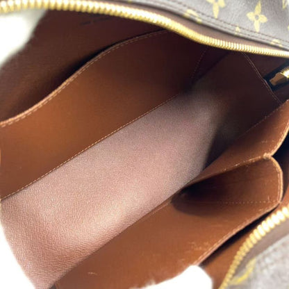 Louis Vuitton Cité MM Monogram Leather × PVC Brown Shoulder Bag Gold M51182