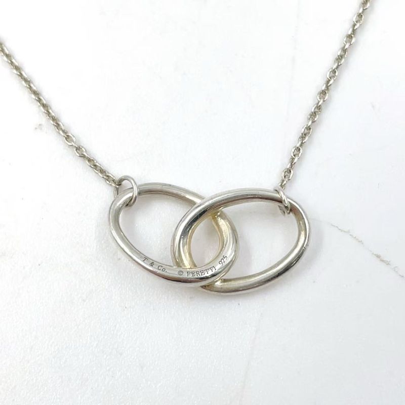Tiffany & Co Double Loop Sv925 Silver Necklace