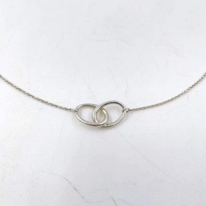 Tiffany & Co Double Loop Sv925 Silver Necklace