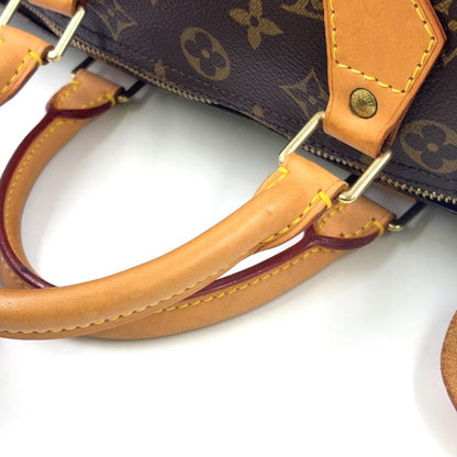 Louis Vuitton Speedy 30 Monogram Leather X PVC Brown Handbag Gold M41526