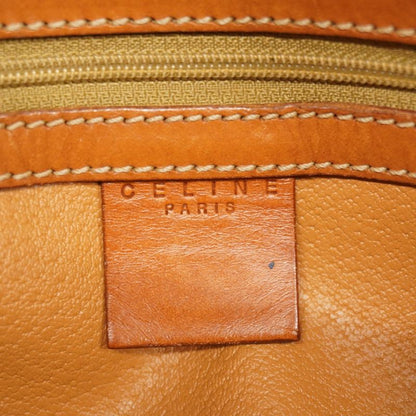 Celine Handbag Macadam PVC Brown Gold Hardware Women