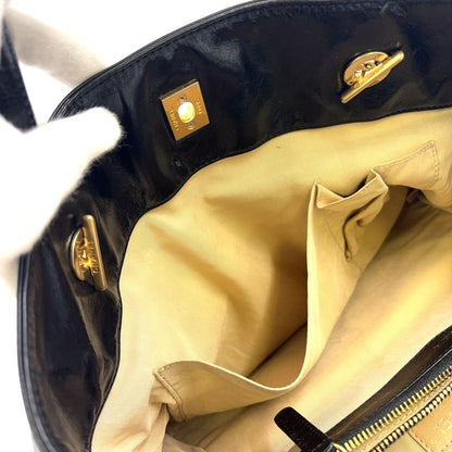 Chanel Matelasse In The Mix Chain 16th 2way Tote Bag Calf Black And Beige