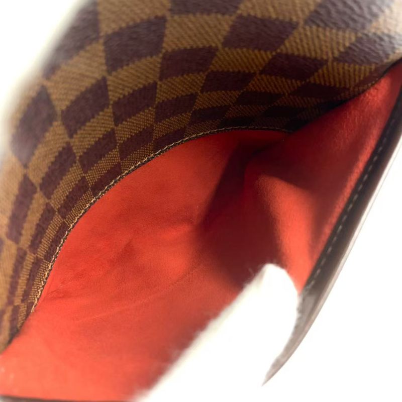 Louis Vuitton Ipanema PM Damier Ebene Damier Ebene Leather × PVC Brown Shoulder