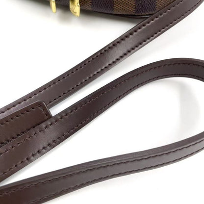 Louis Vuitton Ipanema PM Damier Ebene Damier Ebene Leather × PVC Brown Shoulder