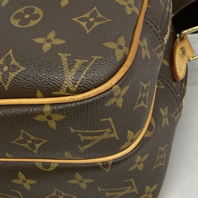 Louis Vuitton Shoulder Bag Monogram Reporter PM M45254 Brown Ladies