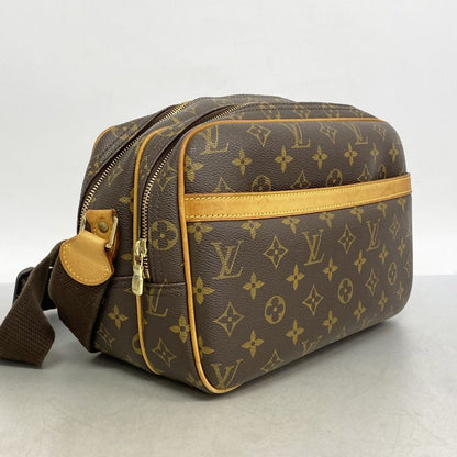 Louis Vuitton Shoulder Bag Monogram Reporter PM M45254 Brown Ladies