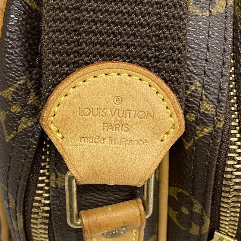 Louis Vuitton Shoulder Bag Monogram Reporter PM M45254 Brown Ladies