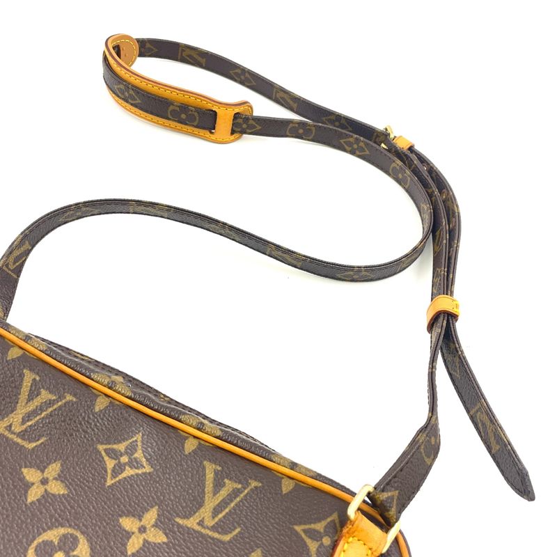 Louis Vuitton Marly Bandouliere Monogram Leather X PVC Brown Shoulder Bag Gold