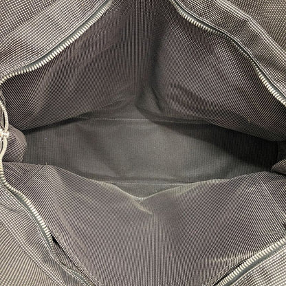 Hermes Tote Bag Her Line MM Canvas Gray Silver Hardware Women