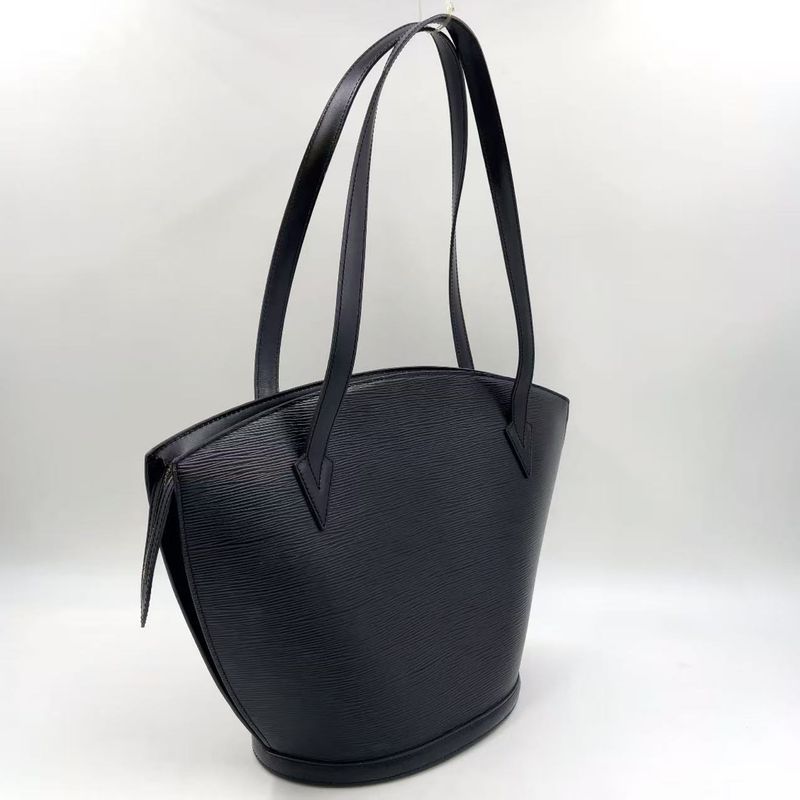 Louis Vuitton Saint-jacques Long Shoulder Epi Noir Black Leather Black Shoulder