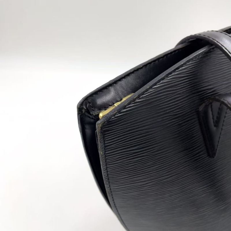 Louis Vuitton Saint-jacques Long Shoulder Epi Noir Black Leather Black Shoulder