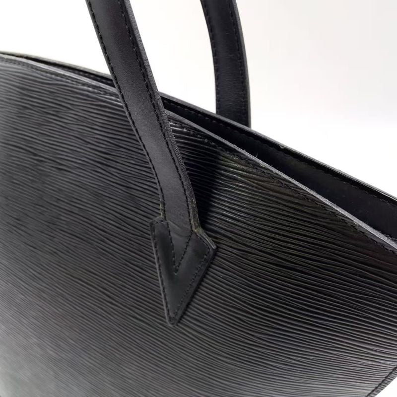 Louis Vuitton Saint-jacques Long Shoulder Epi Noir Black Leather Black Shoulder