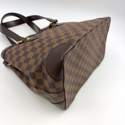Louis Vuitton Hampstead PM Damier Ebene Damier Ebene Leather × PVC Brown Tote