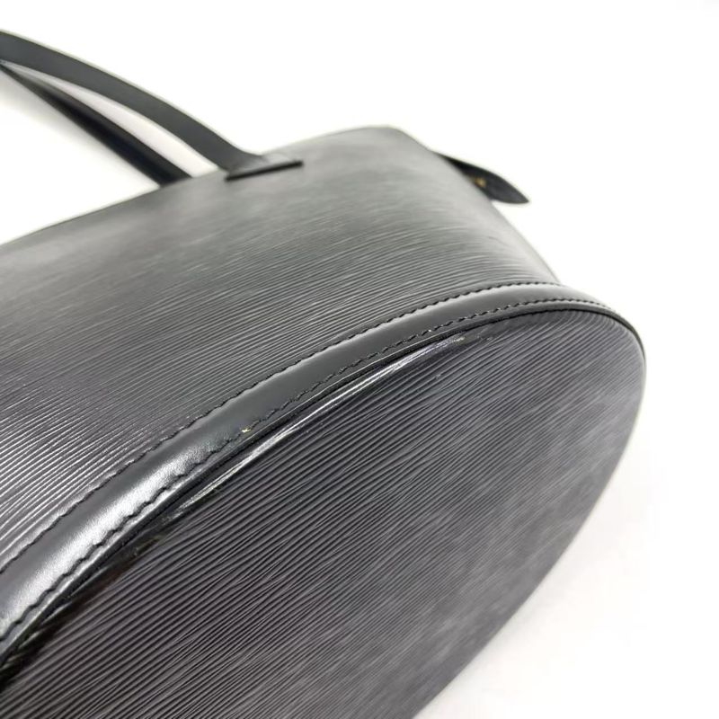 Louis Vuitton Saint-jacques Long Shoulder Epi Noir Black Leather Black Shoulder