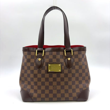 Louis Vuitton Hampstead PM Damier Ebene Damier Ebene Leather × PVC Brown Tote