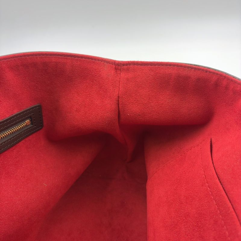 Louis Vuitton Hampstead PM Damier Ebene Damier Ebene Leather × PVC Brown Tote