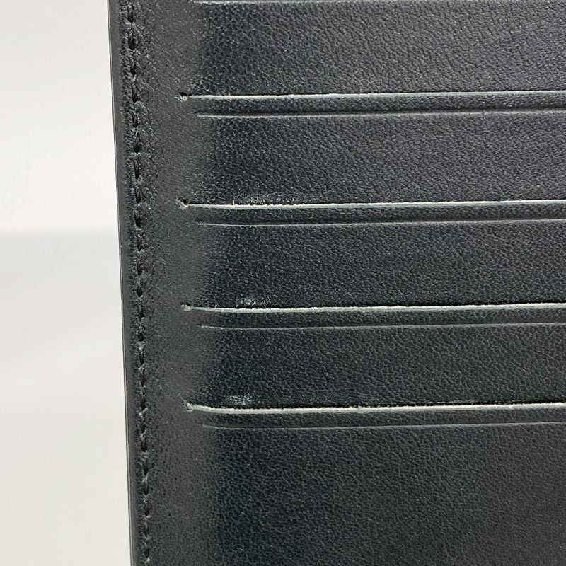 Chanel Long Wallet Boy Chanel Enamel Gray Silver Hardware Women