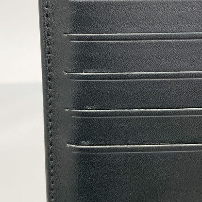 Chanel Long Wallet Boy Chanel Enamel Gray Silver Hardware Women