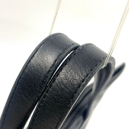 Loewe Anagram Leather Black Tote Bag Silver 050609