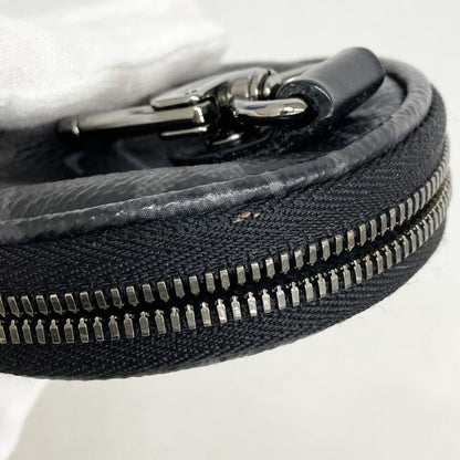 Louis Vuitton Pouch Monogram Eclipse Porte Cles Round M62796 Black Men's