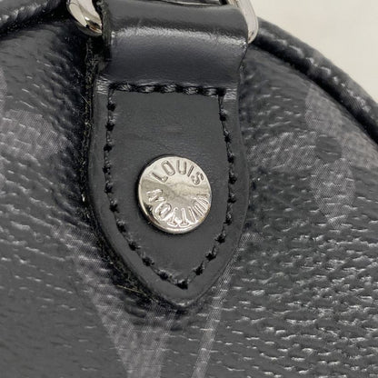 Louis Vuitton Pouch Monogram Eclipse Porte Cles Round M62796 Black Men's