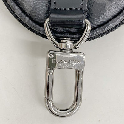 Louis Vuitton Pouch Monogram Eclipse Porte Cles Round M62796 Black Men's