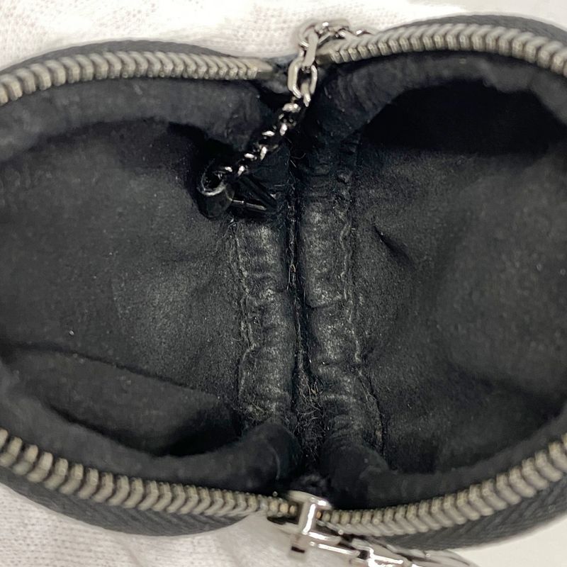 Louis Vuitton Pouch Monogram Eclipse Porte Cles Round M62796 Black Men's