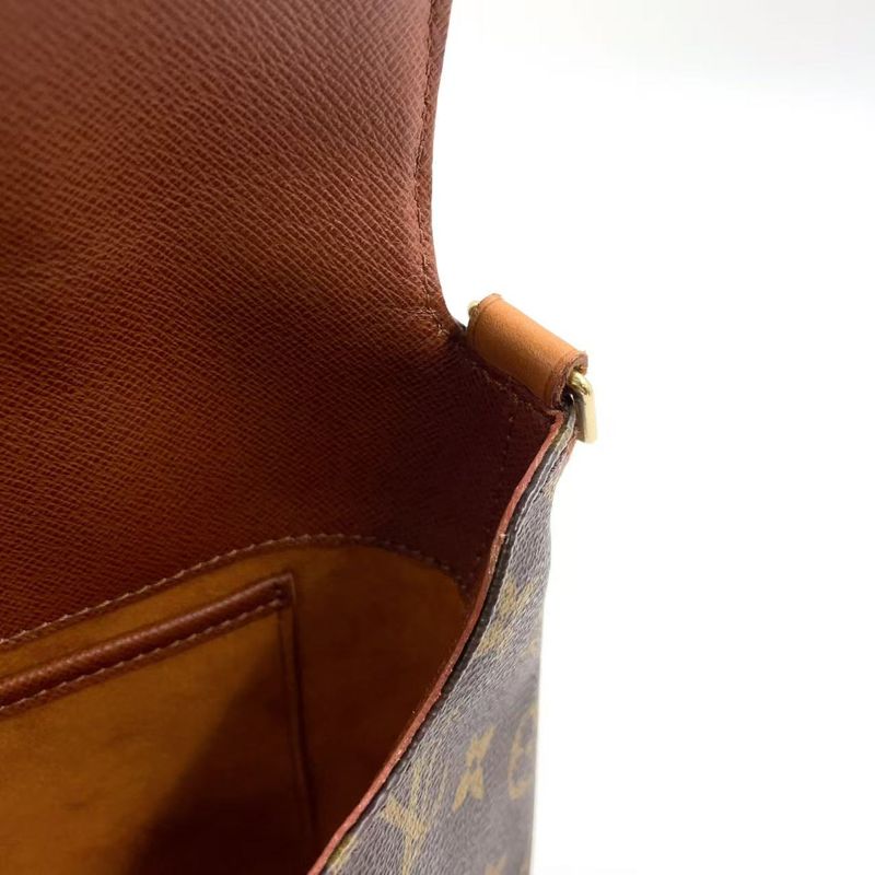 Louis Vuitton Musette Tango Short Strap Monogram Leather × PVC Brown Shoulder