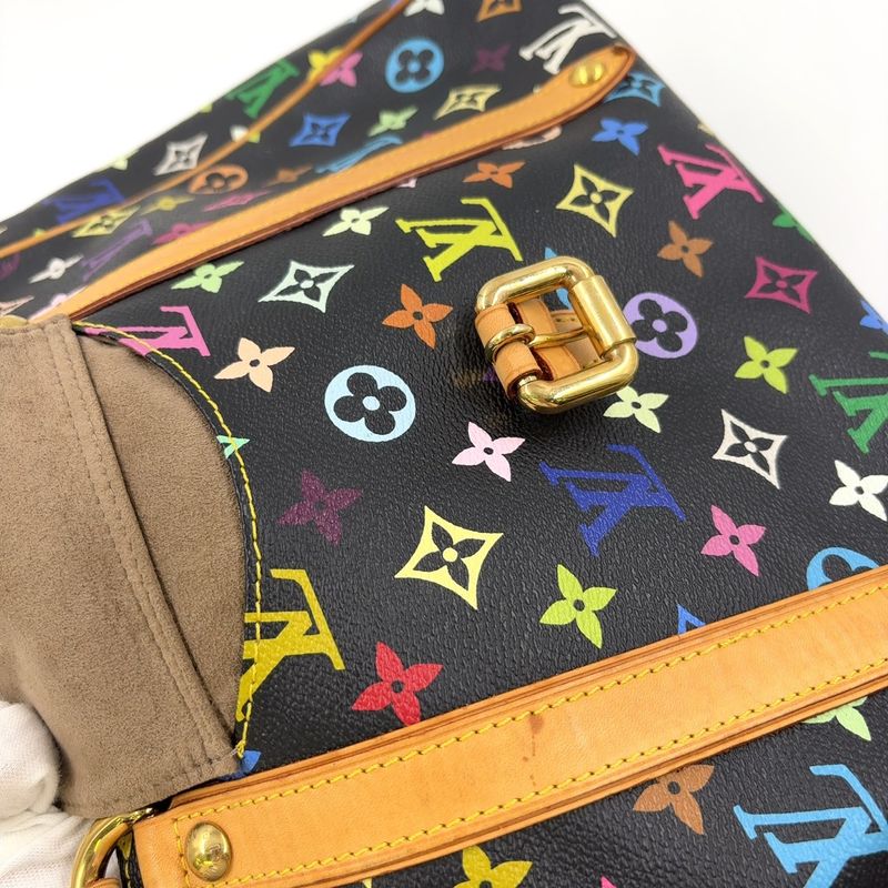 Louis Vuitton Aurelia MM Monogram Multicolor Monogram Multicolor Noir Black