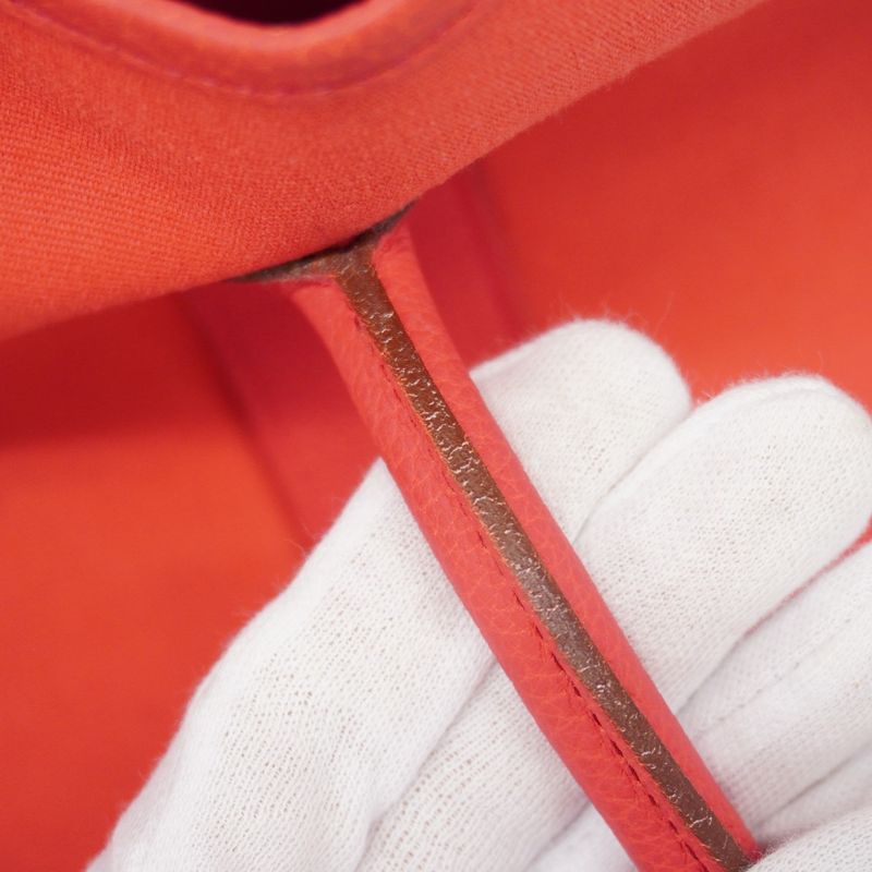 Hermes Tote Garden Party Toile Officier Bougainvillea Silver Hardware □N