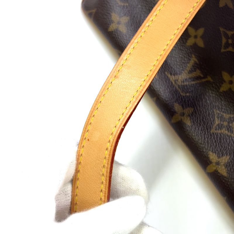 Louis Vuitton Cabas Piano Monogram Leather X PVC Brown Tote Bag Gold M51148