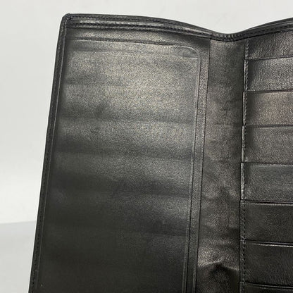 Chanel Long Billfold Bicolore Lambskin Black Men's