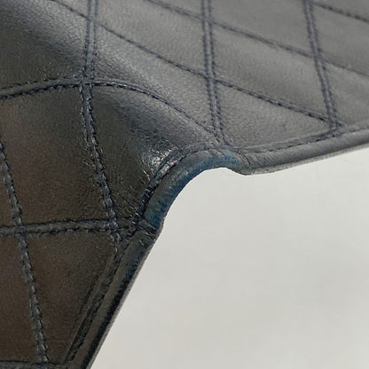 Chanel Long Billfold Bicolore Lambskin Black Men's