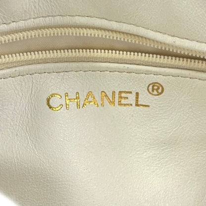 Chanel Matelasse Chain Serial No 0 Lambskin Off-white Shoulder Bag Gold