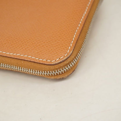 Hermes Coin Case Azap Long Silk Inn Compact Vaux Epson Gold Silver Hardware W