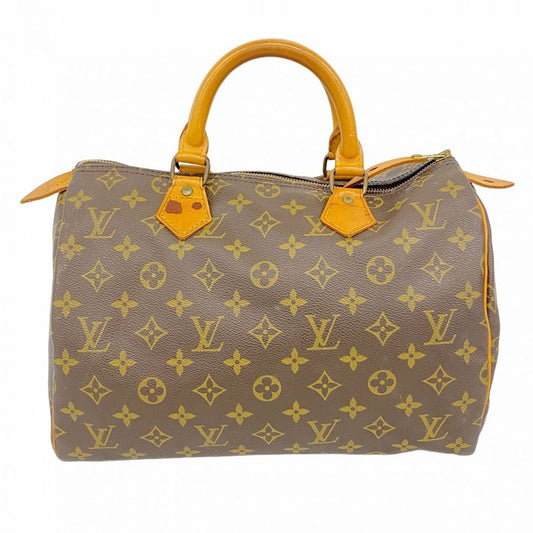 Louis Vuitton Handbag Monogram Speedy 30 M41108 Brown Ladies