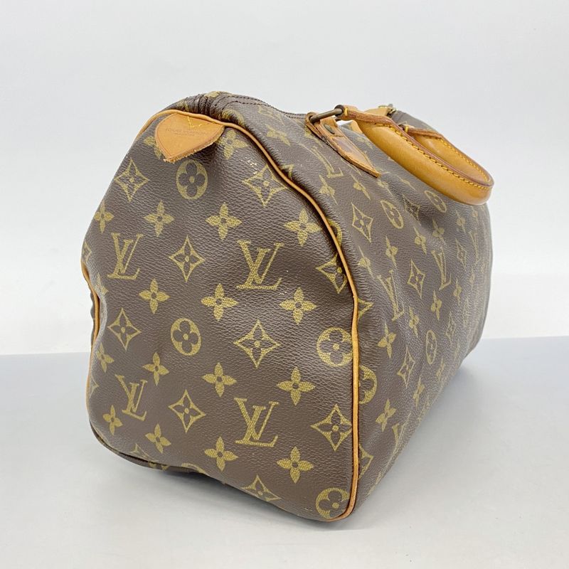 Louis Vuitton Handbag Monogram Speedy 30 M41108 Brown Ladies