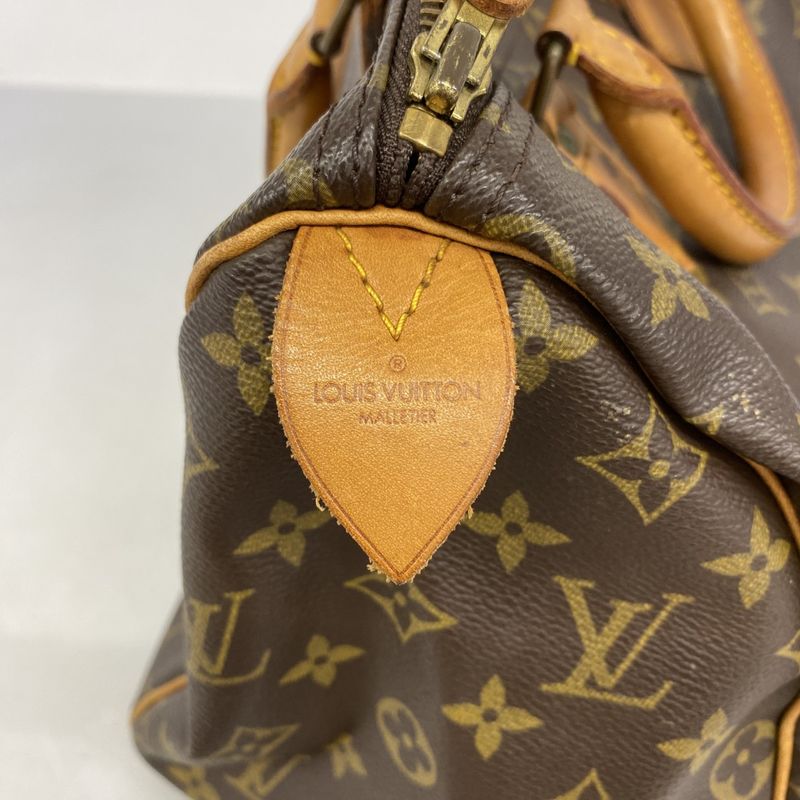 Louis Vuitton Handbag Monogram Speedy 30 M41108 Brown Ladies