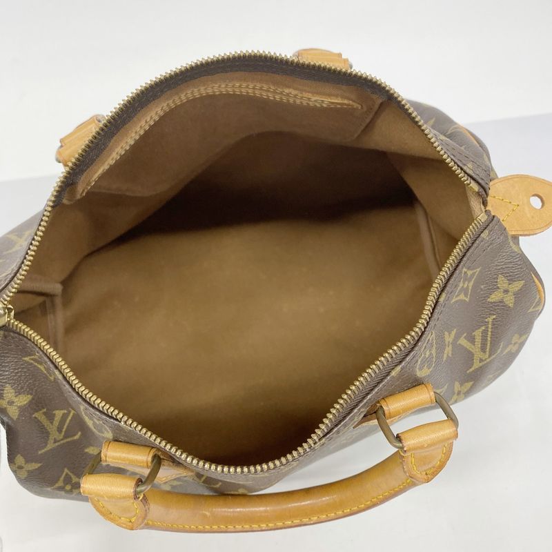 Louis Vuitton Handbag Monogram Speedy 30 M41108 Brown Ladies