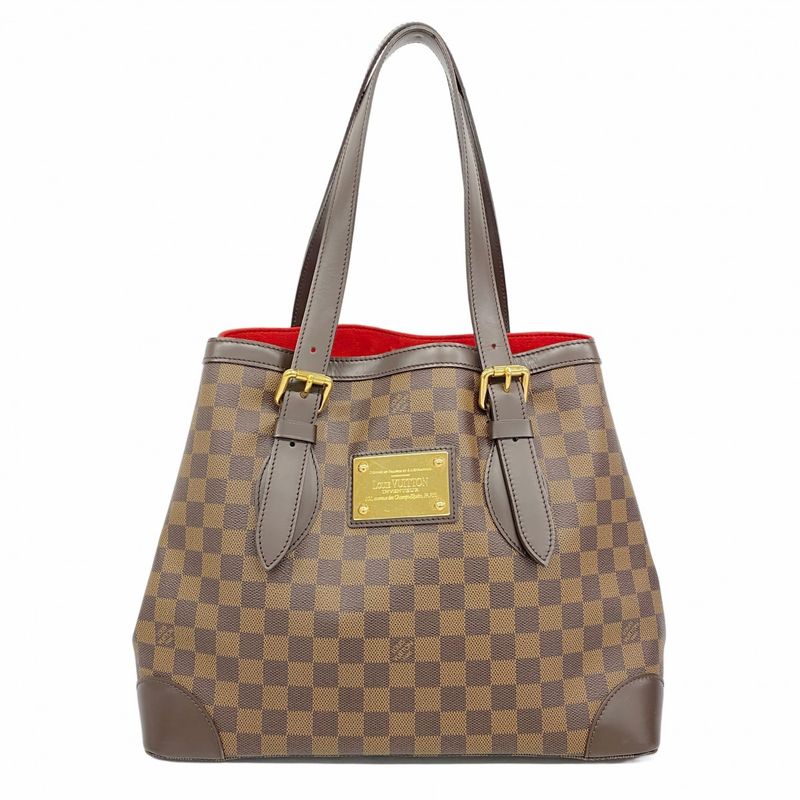 Louis Vuitton Damier Hampstead MM N51204 Ebene Womens Tote Bag