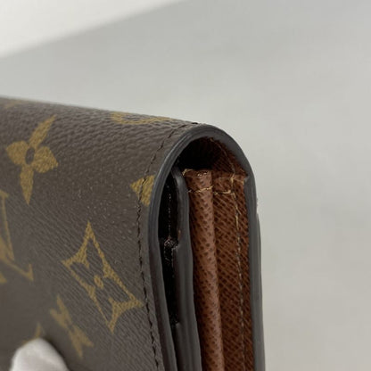 Louis Vuitton Long Wallet Monogram Portefeuille Sarah M60531 Brown Ladies