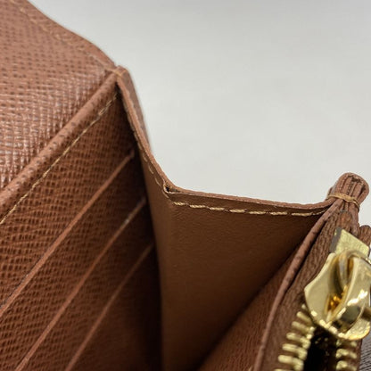 Louis Vuitton Long Wallet Monogram Portefeuille Sarah M60531 Brown Ladies