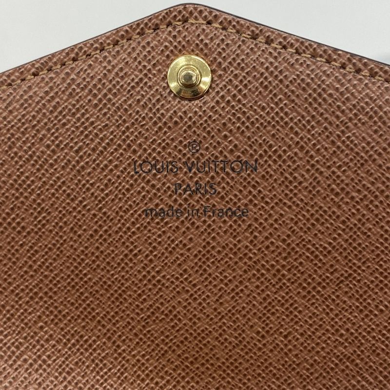 Louis Vuitton Long Wallet Monogram Portefeuille Sarah M60531 Brown Ladies
