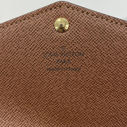 Louis Vuitton Long Wallet Monogram Portefeuille Sarah M60531 Brown Ladies